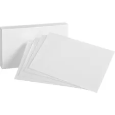HAMELIN OXF 40BD - Oxford Printable Index Card - White - 10% - 4 x 6 - 85 lb Ba