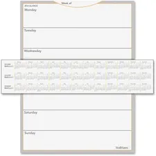 ACCO Brands AAG AW503028 - At-A-Glance WallMates Self-Adhesive Dry Erase Weekly Plan Su