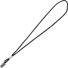 ADVANTUS CORPORATION AVT 75662 - Advantus Metal Clip Cord-style Lanyard - 20  Box - 36 Length