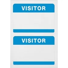 ADVANTUS CORPORATION AVT 97190 - Advantus Self-Adhesive Visitor Badges - Visitor - 2 14 Heigh