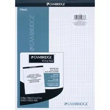 ACCO Brands MEA 59878 - Mead Quad Ruled Stiff - Back Planning Pad - Letter - 80 Shee