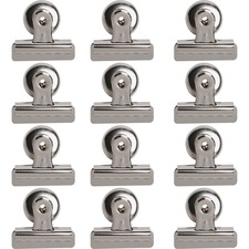 Business Source BSN 58505BX - Business Source Magnetic Grip Clips - No. 2 - 2.3 Width - fo