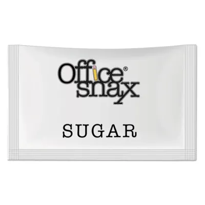 OFFICE SNAX, INC. OFX 00021 - Office Snax 2.8 oz. Sugar Packs - Packet - Powdered Sugar - 