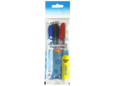 bulk buys BB892 - Paper Mate InkJoy Gel Pens Set - 3 Pack, 1.0mm Medium Tip