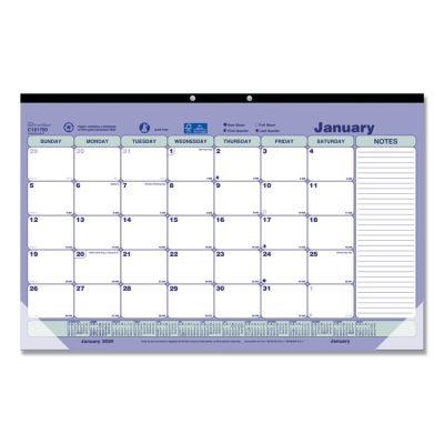 REDIFORM OFFICE PRODUCTS C181700 - DESK PAD,BWNLNE,MNTHLY