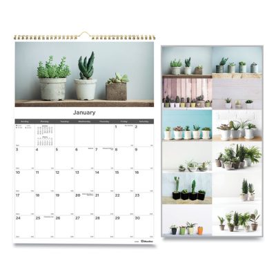 REDIFORM OFFICE PRODUCTS C173121 - CALENDAR,2021,SUCCULENT
