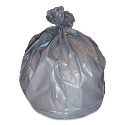 HERITAGE H6036HK - 30 Gallon Black Can Liners, 0.65 Mil, 250 Carton