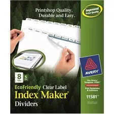 Avery Dennison AVE 11581 - Avery Index Maker Index Divider - 40 x Divider(s) - Print-on