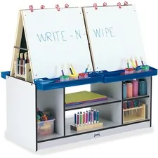 JONTI-CRAFT, INC. JNT 0294JCWW180 - Jonti-Craft Rainbow Accents 4 Station Art Center - Freckled 