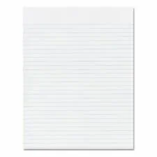 National Industries For the Blind 7530015167581 - SKILCRAFT Writing Pad - 100 Sheets - Glue - 0.25 Ruled - 16 
