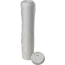 GEORGIA PACIFIC DXE TP9542 - Dixie Large Reclosable Hot Cup Lids by GP Pro - Round - Plas