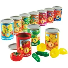 Learning Resources LRN LER6800 - Learning Resources 1-10 Counting Cans Set - ThemeSubject: Le