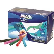 DIXON TICONDEROGA CO. DIX 51000 - Ticonderoga Ambrite Paper Chalk - Assorted - 12  Box