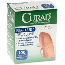MEDLINE INDUSTRIES INC MII NON25660 - Medline Comfort Cloth Adhesive Fabric Bandages - 1 x 3 - 100