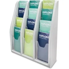 DEFLECTO DEF 52809 - Deflecto Multi-Compartment Literature Display - 12 Pocket(s)