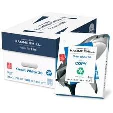 INTERNATIONAL PAPER HAM 86702 - Hammermill Paper for Copy 8.5x11 3-Hole Punched Laser, Inkje