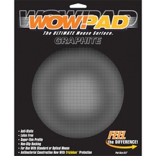 LC Industries MLE 147975 - Millers Creek Circular WOW! Mouse Pad - Graphite - 1 Pack
