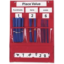 Learning Resources LRN LER2416 - Learning Resources CountingPlace Value Pocket Chart - 13 Wid