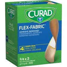 MEDLINE INDUSTRIES INC MII NON25650 - Medline Comfort Cloth Adhesive Fabric Bandages - 0.75 x 3 - 