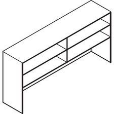 Groupe Lacasse LAS 41E723616PL - Lacasse Hutch with Doors - 36 H - 72 x 16 x 36 - Drawer(s)4 