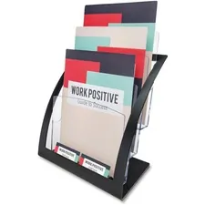 DEFLECTO DEF 693704 - Deflecto Contemporary Literature Holder - 3 Compartment(s) -