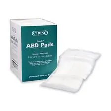 MEDLINE INDUSTRIES INC MII PRM21450 - Medline Caring Sterile Abdominal Pads - 5 x 9 - 25Box - Whit