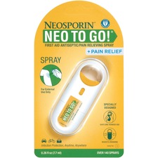 JOHNSON & JOHNSON JOJ 512372200 - Neosporin To Go Spray - For Pain - 0.26 oz - 1 Each