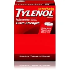 JOHNSON & JOHNSON JOJ 44910 - Tylenol Extra Strength Caplets - For Headache, Fever, Muscul