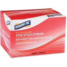 Genuine Joe GJO 20050CT - Joe 5-12 Plastic Stir StickStraws - 5.50 Length - Plastic - 
