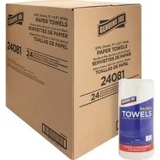 Genuine Joe GJO 24081 - Joe Paper Towels - 2 Ply - 11 x 4.40 - 200 SheetsRoll - Whit