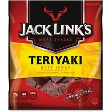 Jack Links NZ Ltd JCK 87635 - Jack Links Teryiaki Beef Jerky Snacks - TeriyakiBag - 2.85 o