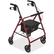 MEDLINE INDUSTRIES INC MII MDS86850ES - Medline Basic Steel Rollators - 350 lb Load Capacity - 6 Whe