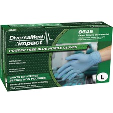 IMPACT PRODUCTS IMP 8645L - DiversaMed Disposable Nitrile Powder Free Exam - Large Size 