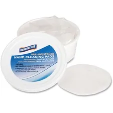 Genuine Joe GJO 15050CT - Joe Pre-moistened Hand Cleaning Pads - 3 Roll Diameter - Whi