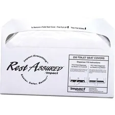 IMPACT PRODUCTS IMP 25183273 - Impact Products Rest Assured Half Fold Toilet Seat Covers - 
