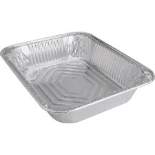 Genuine Joe GJO 10702 - Joe Half-size Disposable Aluminum Pan - - Aluminum - Cooking