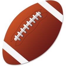 Ashley Productions Inc ASH 10031 - Ashley Football Magnetic Whiteboard Eraser - Used as Mark Re