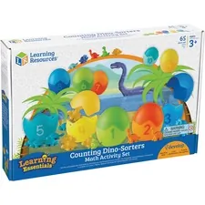 Learning Resources LRN LER1768 - Learning Resources Counting Dino-Sorters Math Activity Set -