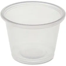 Genuine Joe GJO 19060 - Joe Portion Cups - 1 fl oz - 2500  Carton - Clear - Polystyr