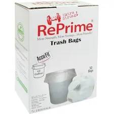 Heritage Bag Company HER H7450TCRC1CT - Heritage RePrime AccuFit 44-gal Can Liners - 44 gal - 37 Wid