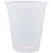 Genuine Joe GJO 10436 - Joe Translucent Plastic Beverage Cups - 7 fl oz - 1000  Cart