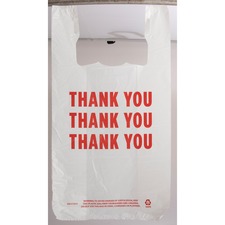 Genuine Joe GJO 11571 - Joe THANK YOU Plastic Bags - 11.50 Width x 20 mil Length - H