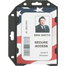 National Industries For the Blind 8455016660470 - SKILCRAFT RFID Shielded ID Card Holder - Horizontal, Vertica