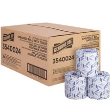 Genuine Joe GJO 3540024 - Joe 2-ply Bath Tissue Rolls - 2 Ply - 4 x 3.75 - 400 SheetsR