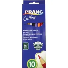 DIXON TICONDEROGA CO. DIX X23650 - Prang Sharpened Watercolor Pencils - Red, Orange, Yellow, Gr