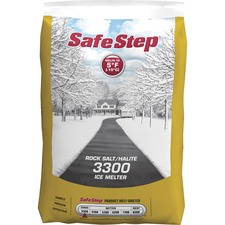 COMPASS MINERALS GROUP CMW 906566 - SafeStep 3300 Ice Melter - Sodium Chloride, Rock Salt - 5&de