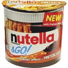 FERRERO USA FER 80401 - Nutella Nutella & GO Hazelnut Spread & Pretzels - 1.80 oz - 