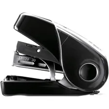 MAX Co LTD MXB HD10FL3BK - MAX Flat Clinch Mini Stapler - 25 Sheets Capacity - Black