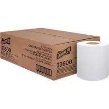 Genuine Joe GJO 33600 - Joe Centerpull Towel Rolls - 600 SheetsRoll - White - Virgin