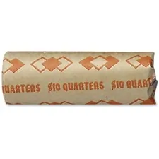 ICONEX ICX 94190093 - ICONEX Tubular Kraft Paper Coin Wrappers - Total $10 in 25? 